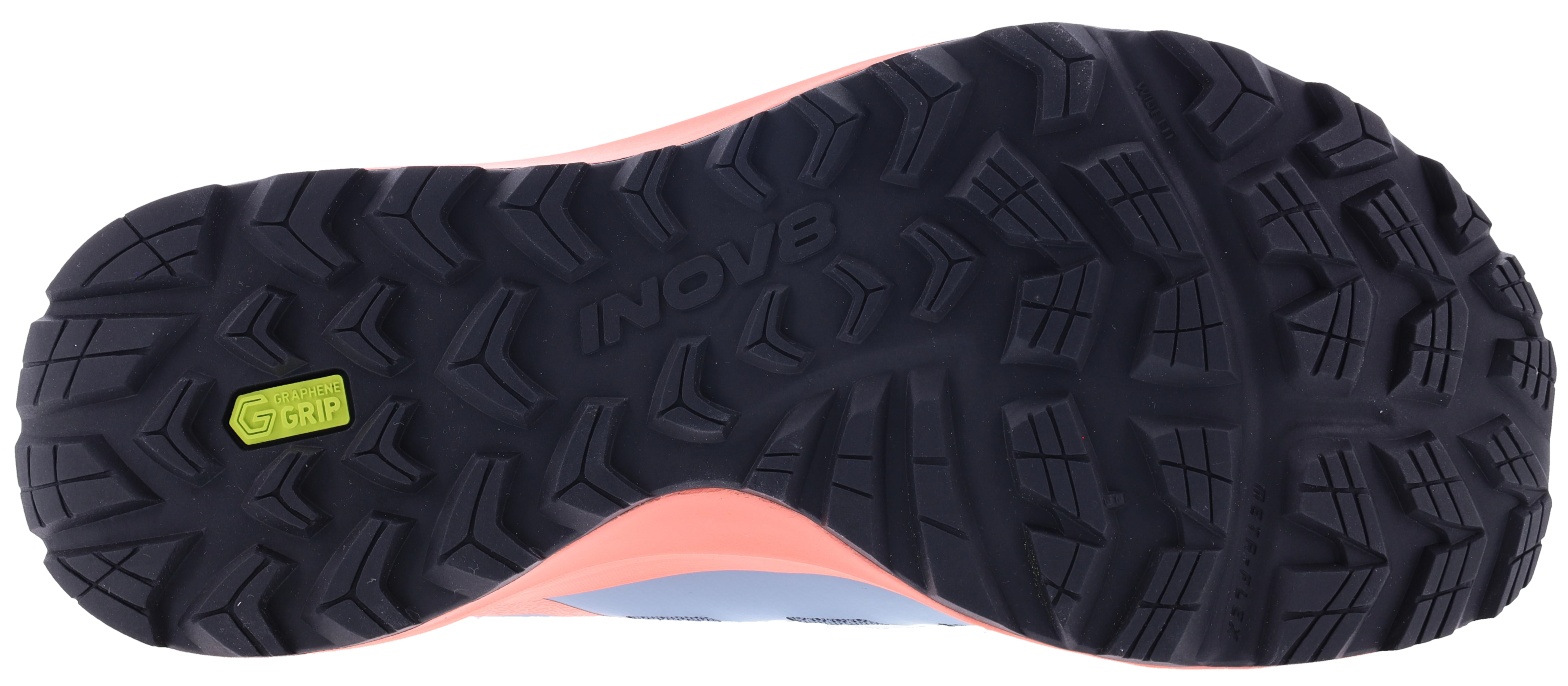 inov-8 Women's Trailfly Max Blue Grey/Coral/Light Grey