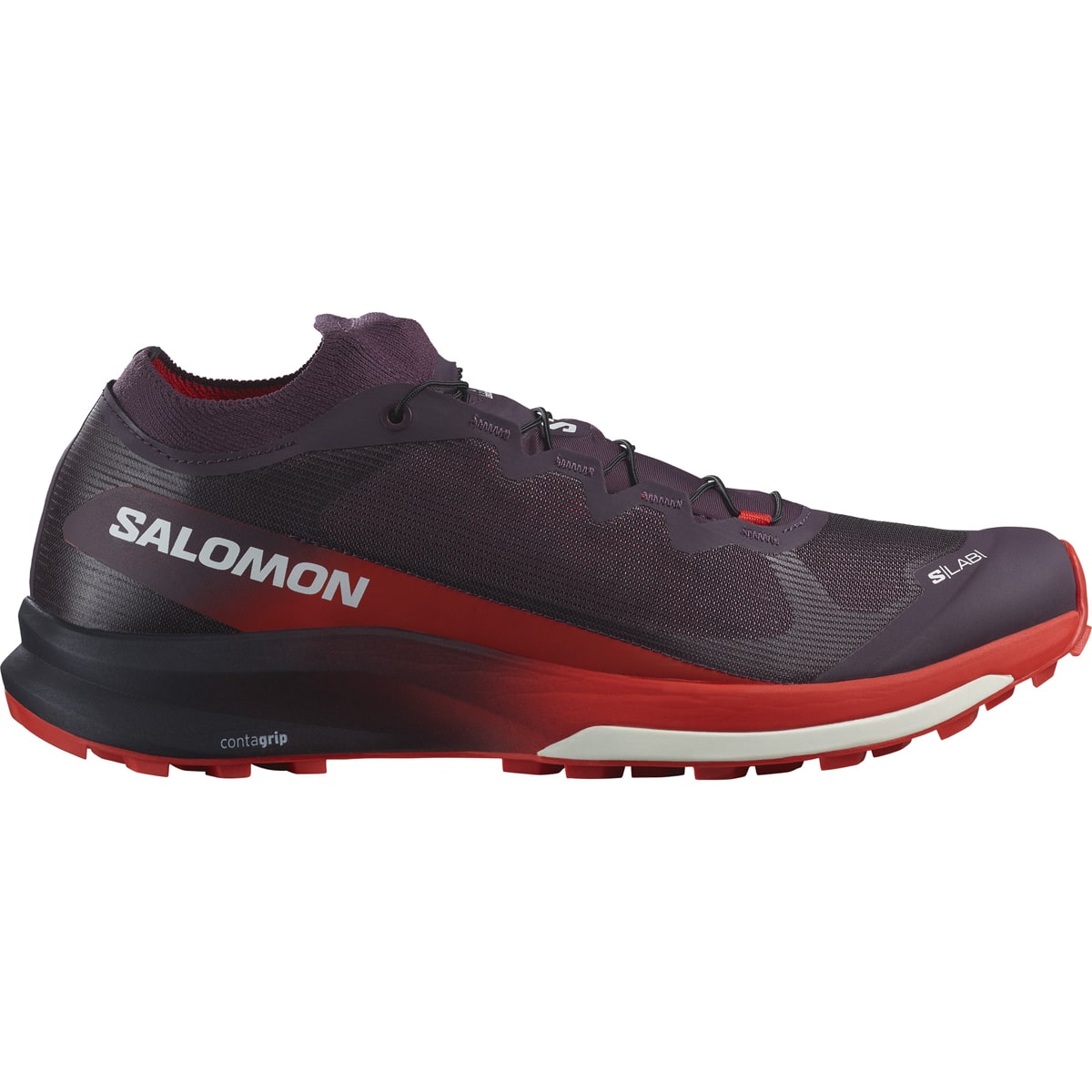 Salomon S/LAB ULTRA 3 V2 Plum Perfect/Fiery Red/White