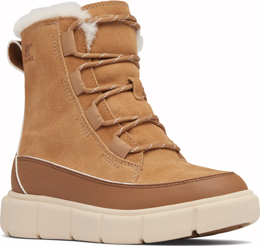 Sorel Youth Sorel Explorer Iii Lace Wp Tawny Buff, Bleached Ceramic