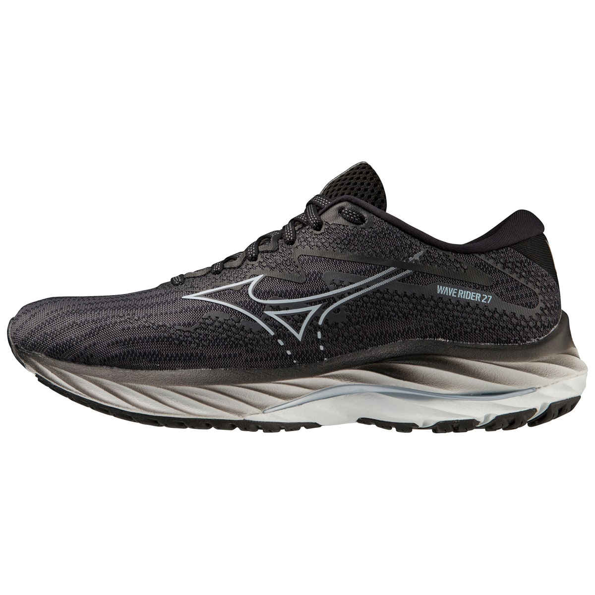 Mizuno Women's Wave Rider 27 Ebony/Snowcrest/Black