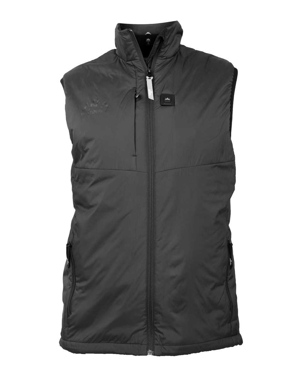 Heat Experience Men's Heated Outdoor Vest Black