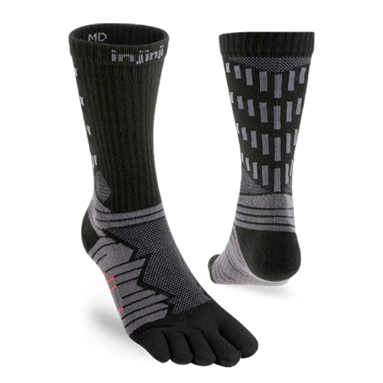 Injinji Ultra Run Crew Obsidian