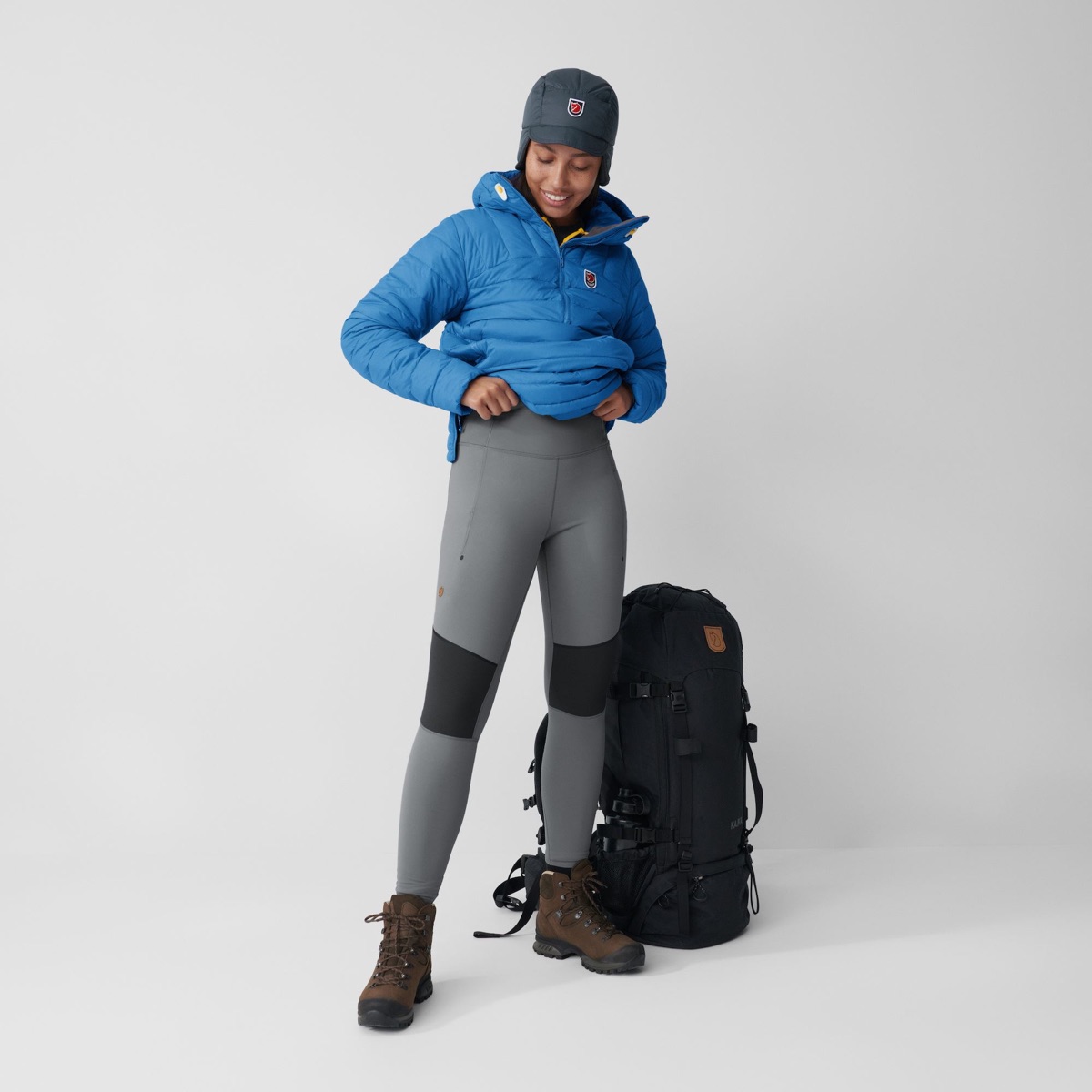 Fjällräven Women's Abisko Värm Trekking Tights Black-Iron Grey