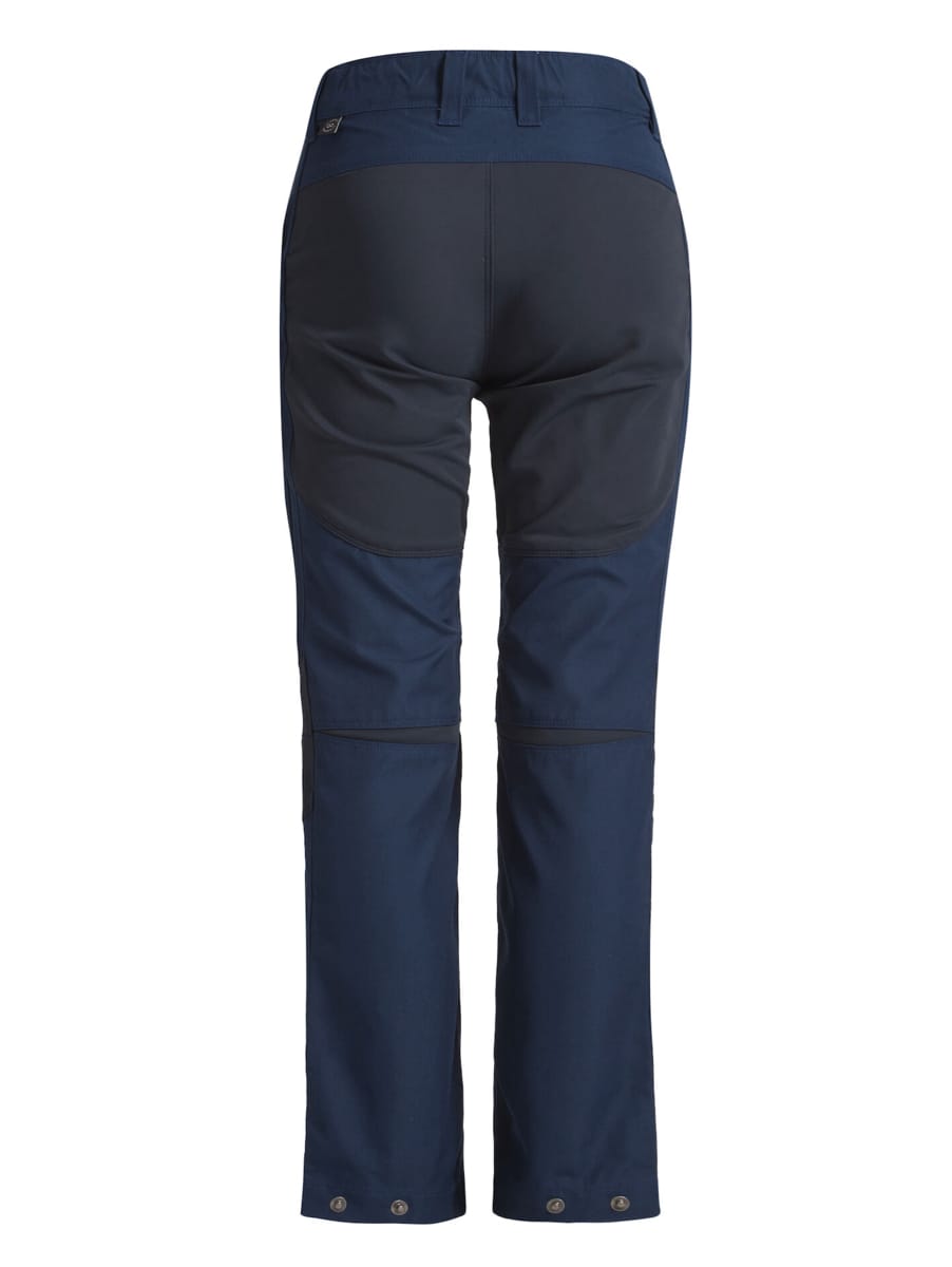 Lundhags Juniors' Fulu Rugged Stretch Hybrid Pant Light Navy/Deep Blue