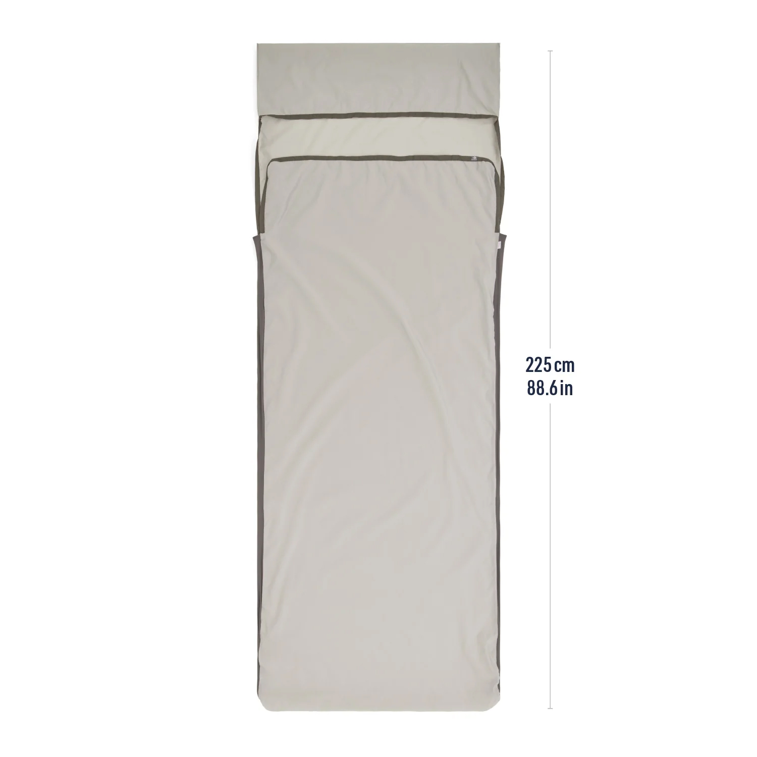 Sea To Summit Silk Blend Sleeping Bag Liner Rectangular Moonstruck Grey