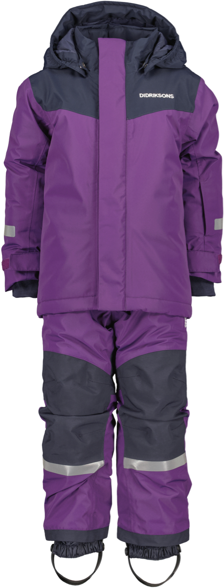 Didriksons Skare Kids Set Royal Purple