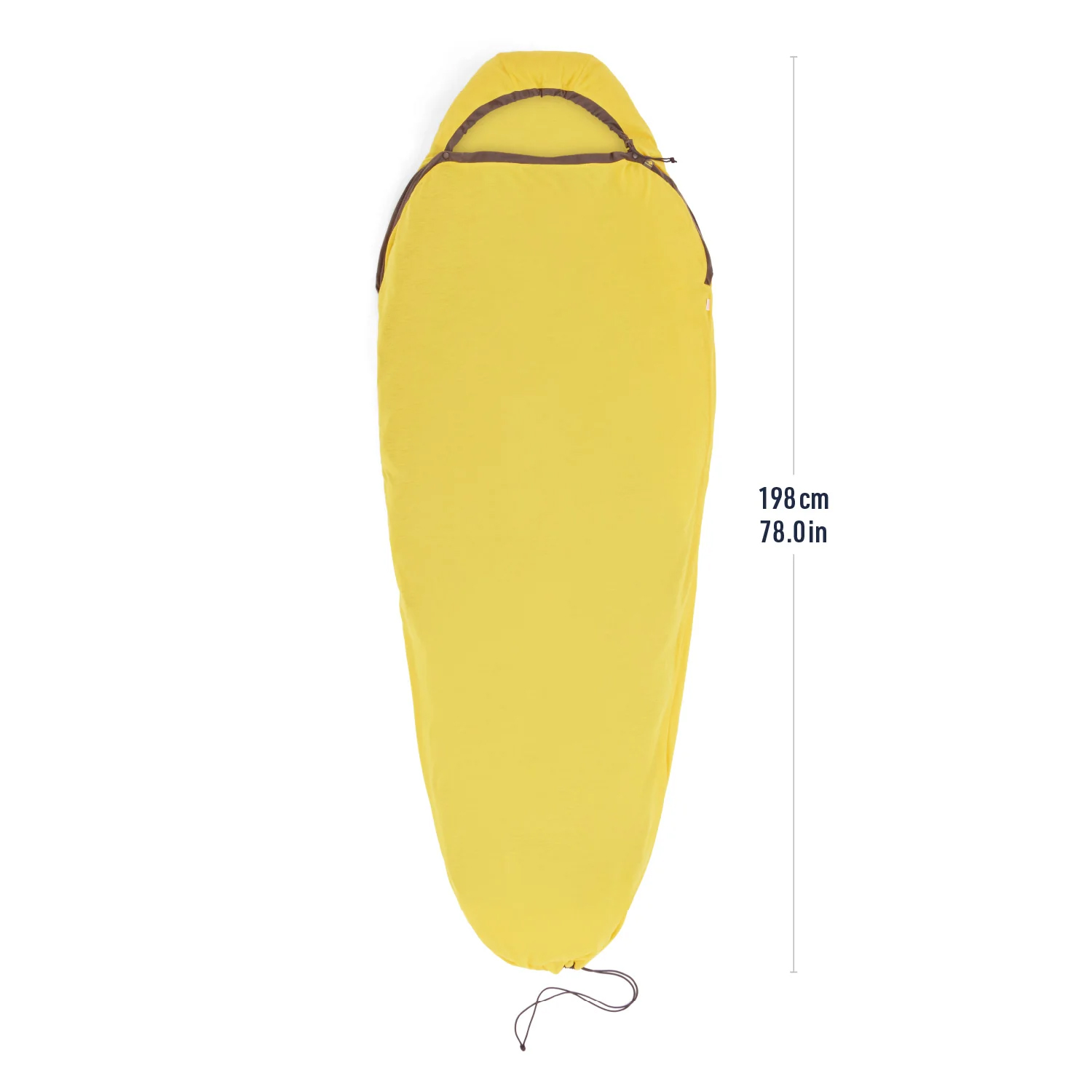 Sea To Summit Reactor Sleeping Bag Liner Mummy Sulphur Yellow