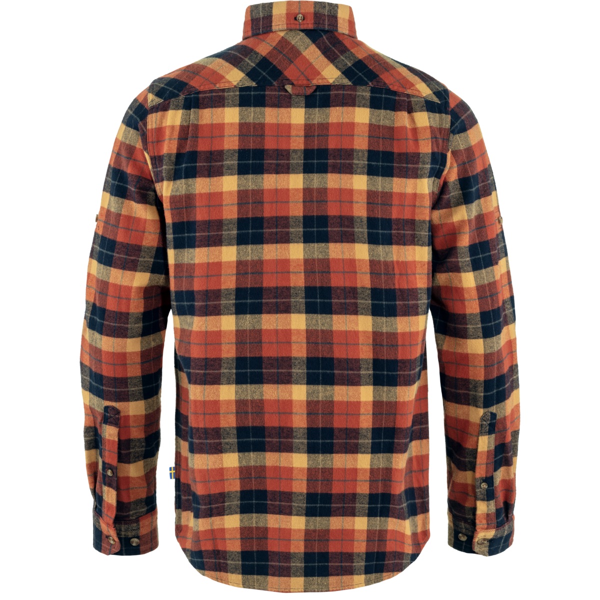 Fjällräven Men's Singi Heavy Flannel Shirt Autumn Leaf-Dark Navy