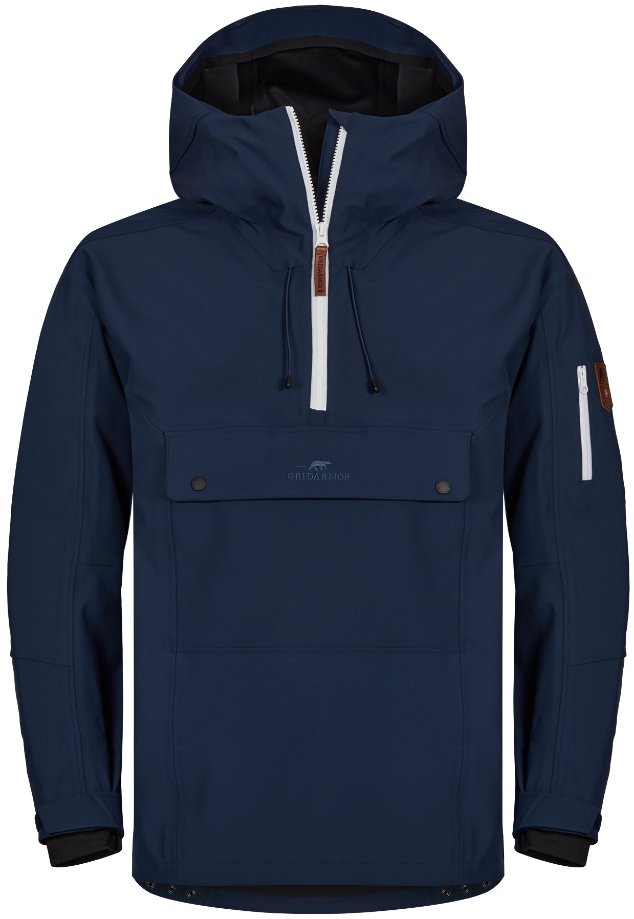 Gridarmor Skare Soft Shell Anorak Men Navy Blazer