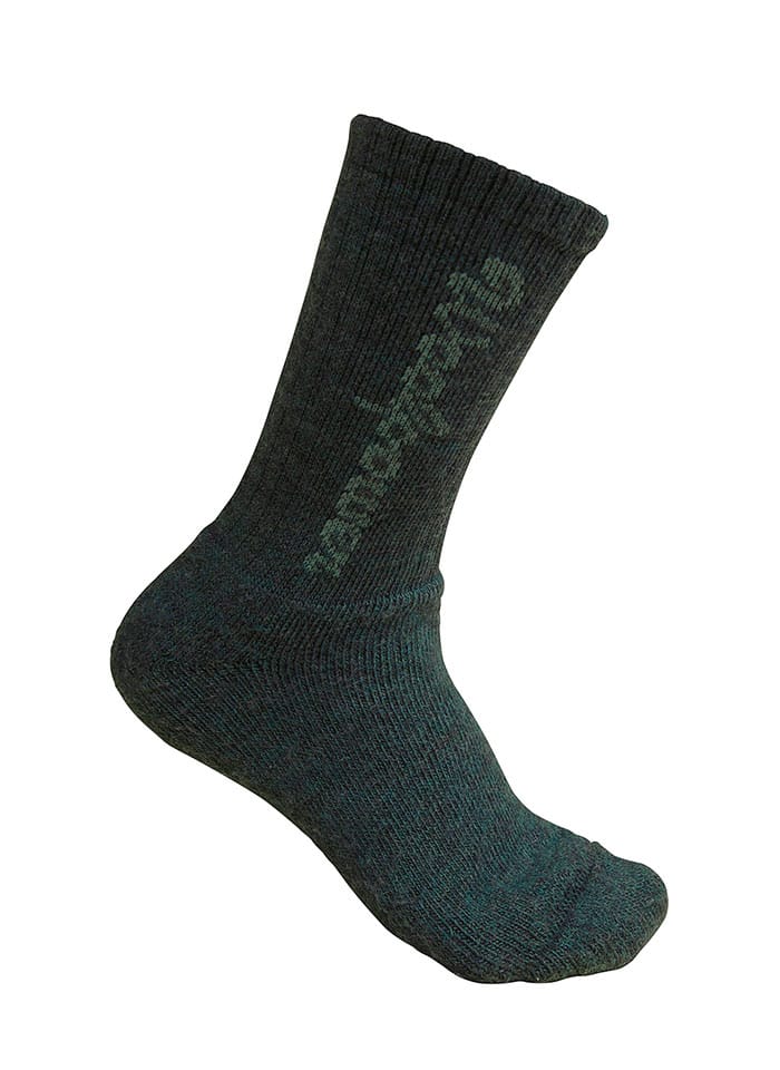 Woolpower Kids' Socks Logo 400 Autumn Red
