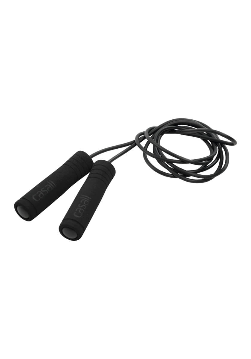 Casall Jump Rope Foam Handle Black