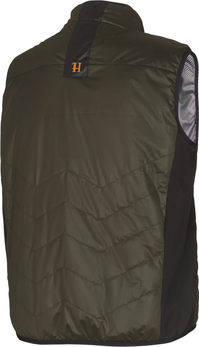 Härkila Men's Heat Waistcoat Willow Green/Black