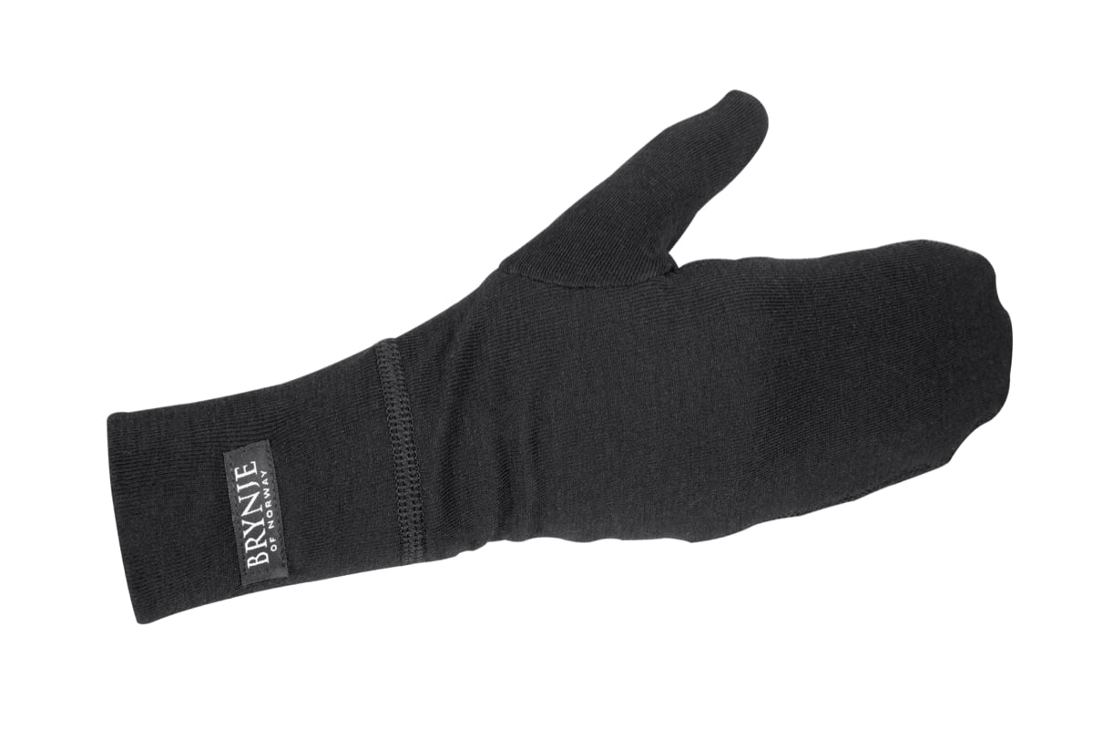 Brynje Arctic Mittens with Net Lining Black