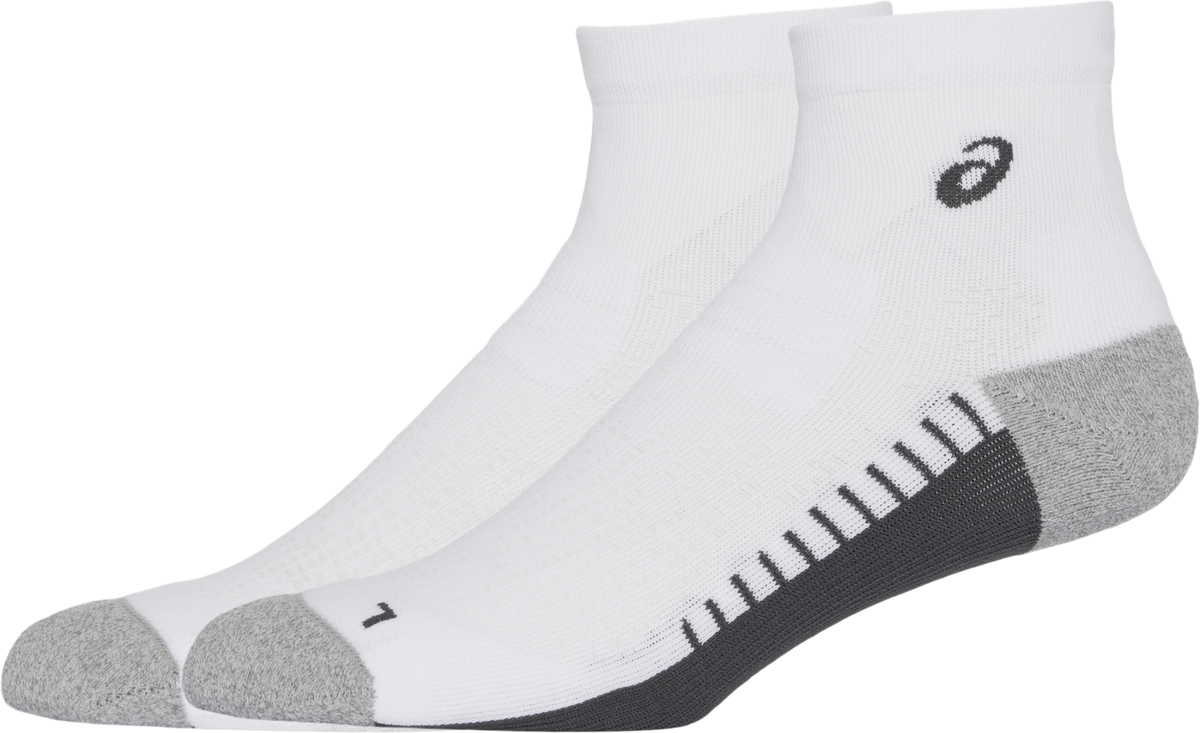 Asics Performance Run Sock Quarter Brilliant White