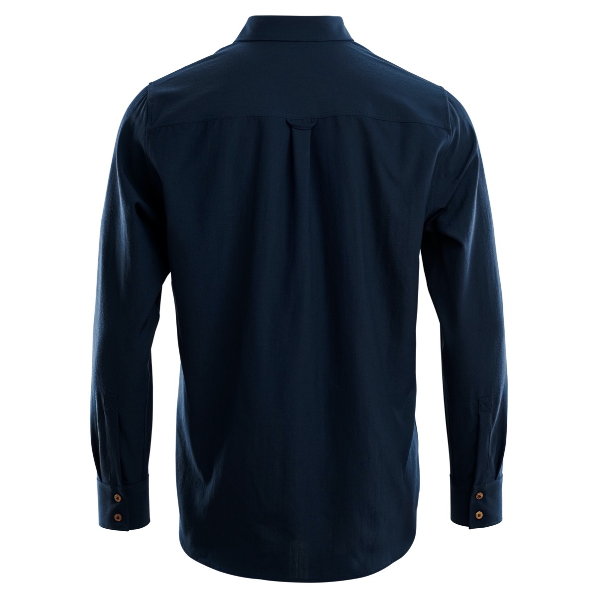 Aclima LeisureWool Woven Wool Shirt Man Navy Blazer