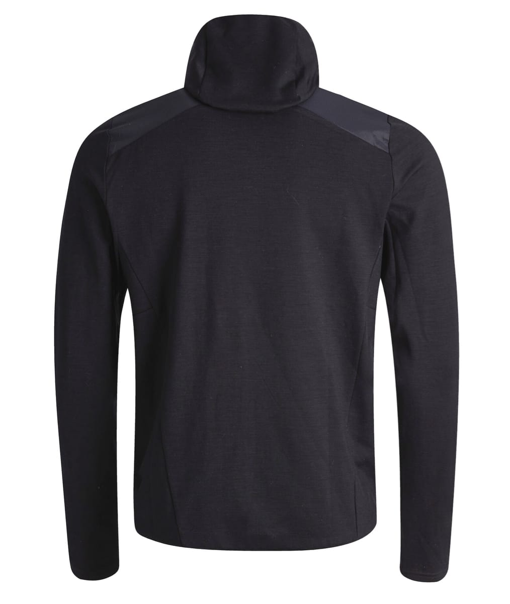 Lundhags Men's Padje Merino Block Hoodie Black