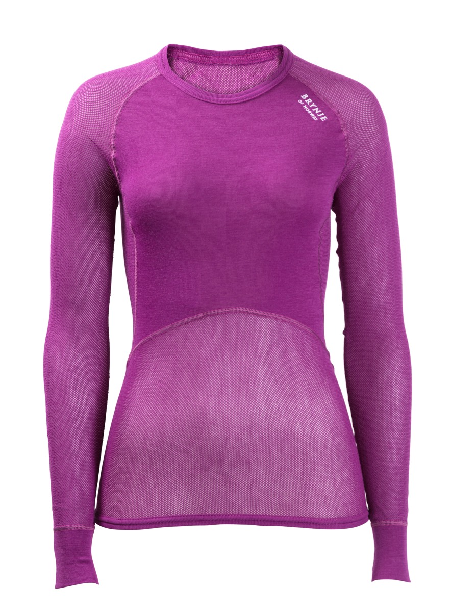 Brynje Women's Wool Thermo Light Long Sleeved Shirt Black