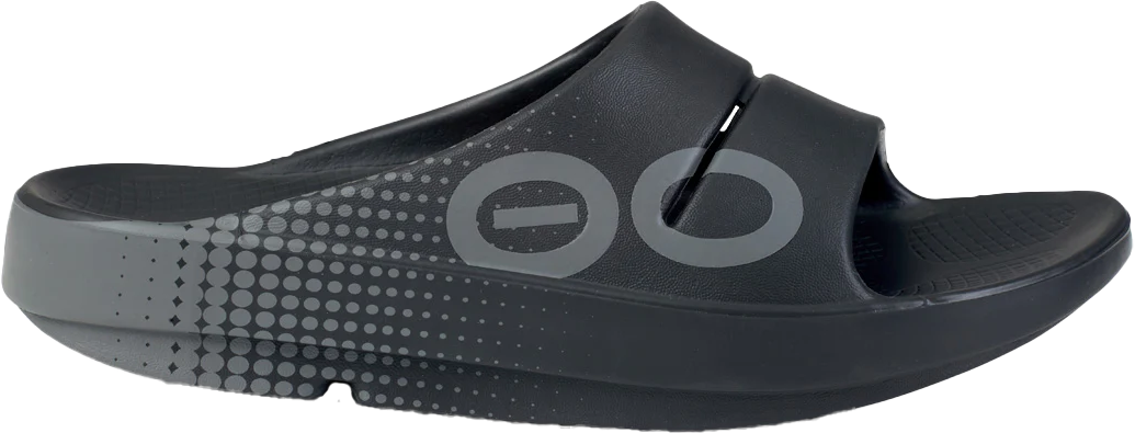 OOFOS OOahh Sport Slide Black Matrix