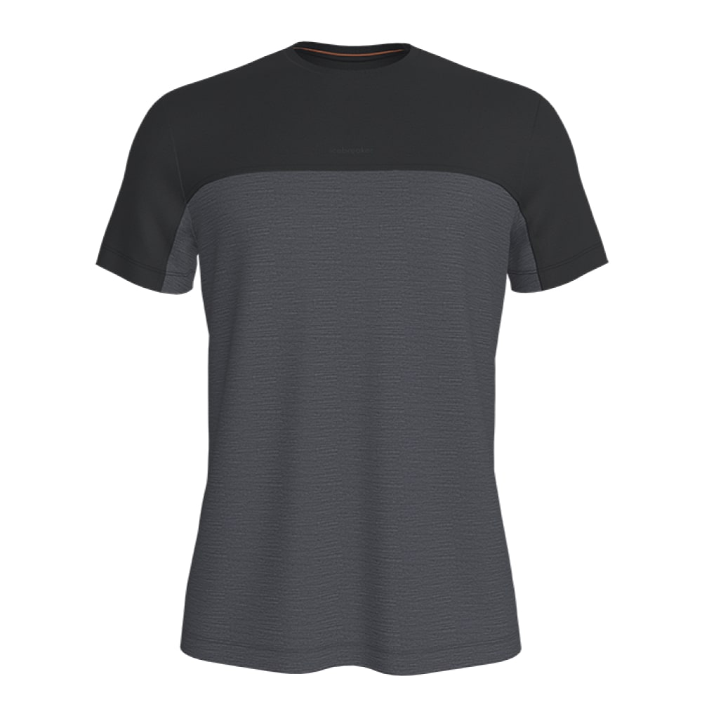 Icebreaker Men Merino 125 Cool-Lite™ Sphere Iii Ss Tee Colour Block Graphite Hthr/Black/Cb