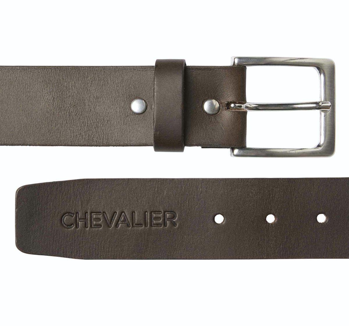 Chevalier Halton Leather Belt Leather Brown