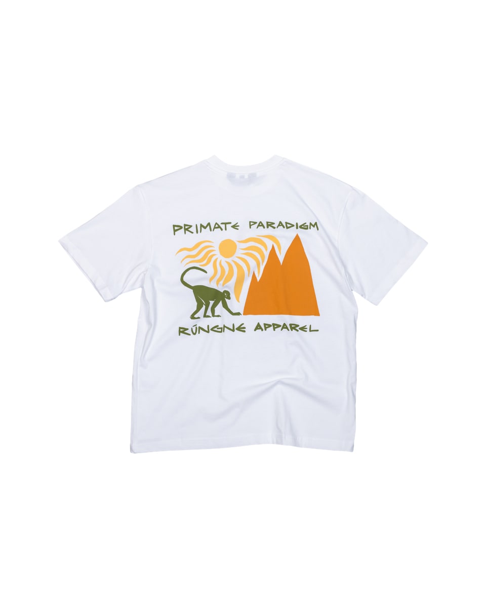 Rúngne Primate Paradigm Tee Oversized Fit White