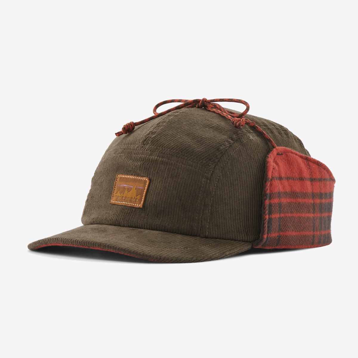 Patagonia Range Earflap Cap Cascade: Burnished Red