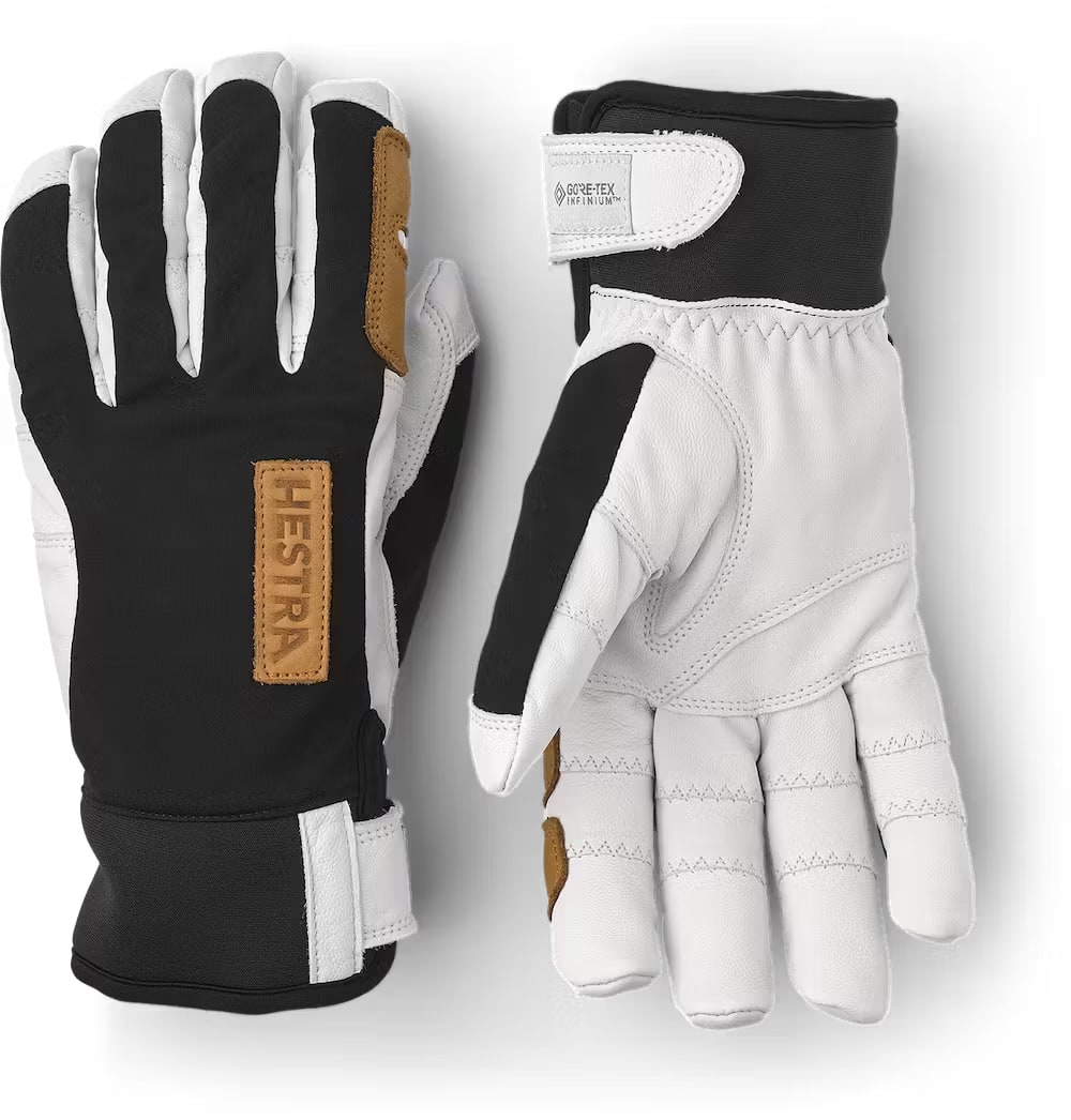 Hestra Ergo Grip Active Wool Terry - 5 Finger Black/Off White