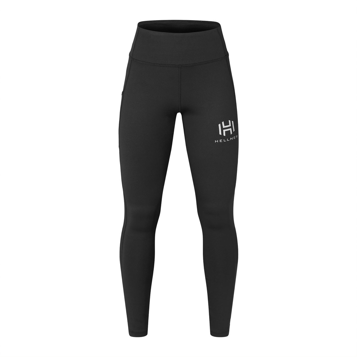 Hellner Mustavaara Running Tights Women Jet Black