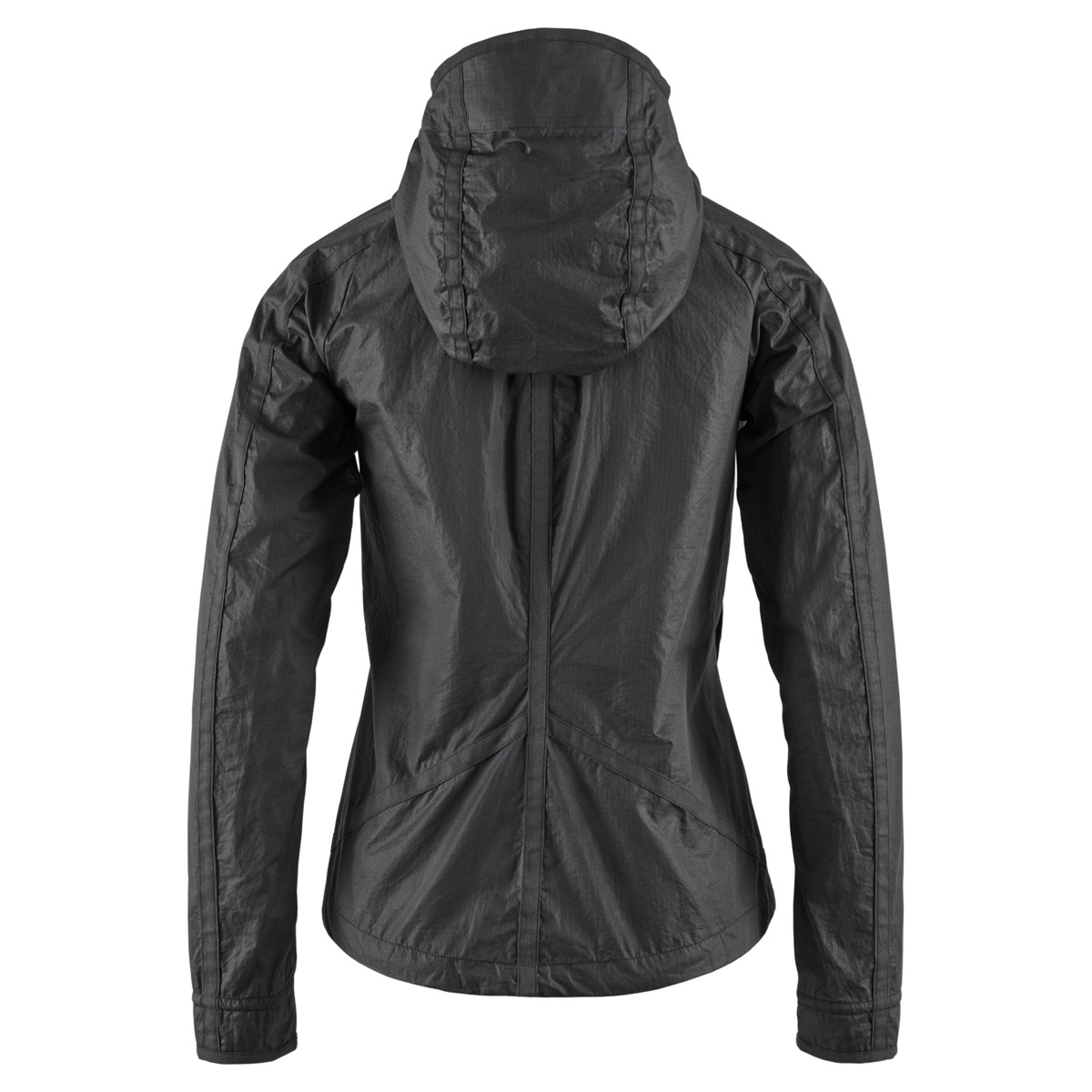 Klättermusen Women's Ansur Hooded Wind Jacket Raven Black
