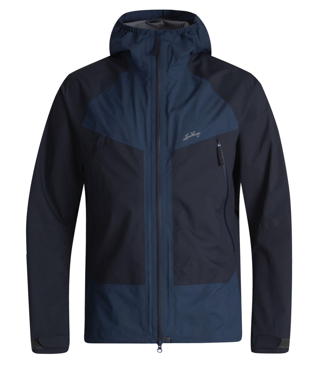 Lundhags Men's Padje Light Waterproof Jacket Light Navy/Deep Blue