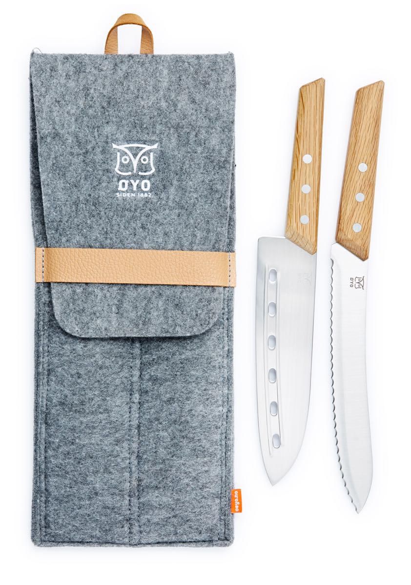 Øyo DUO UT PÅ TUR KNIVSETT Grey/Brown