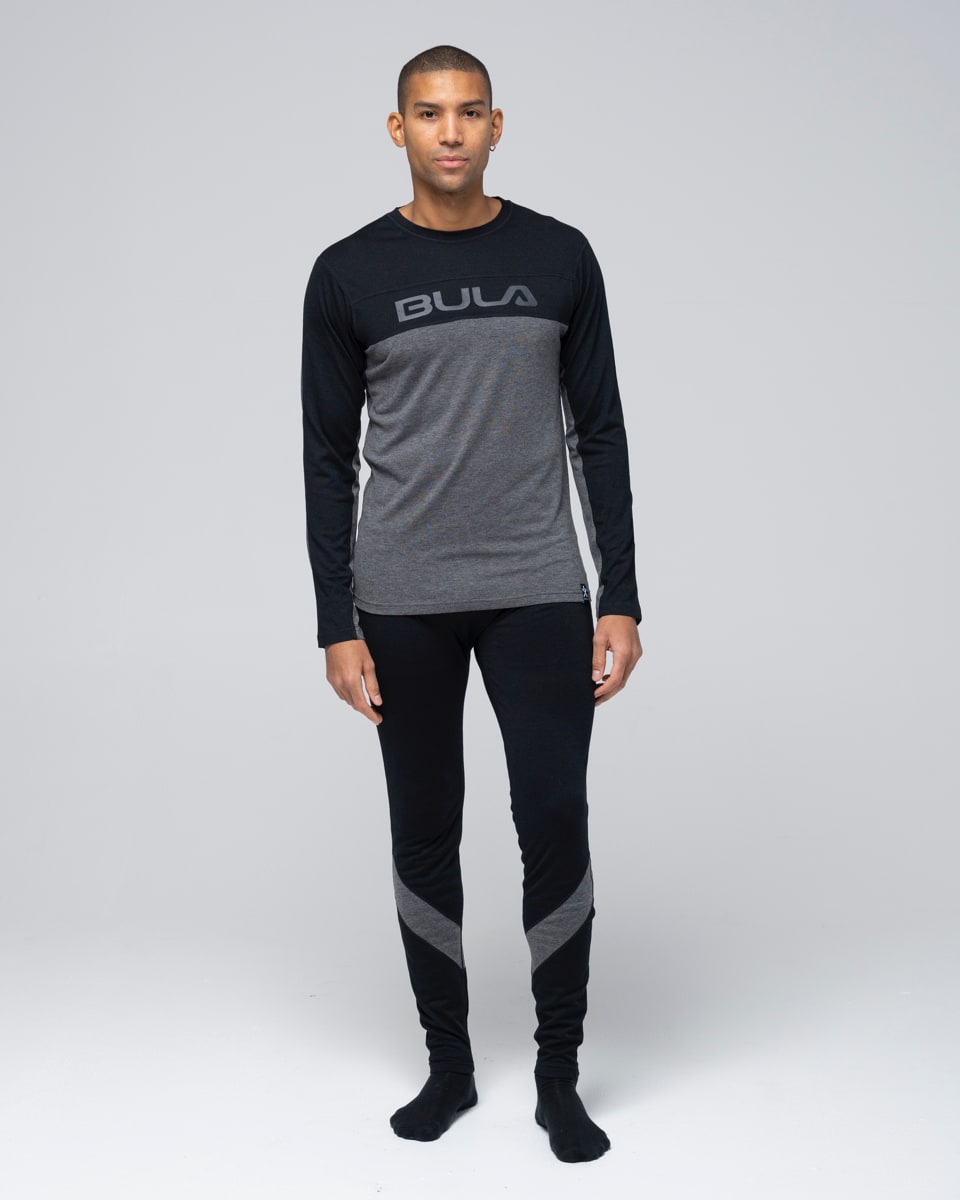 Bula Men's Retro Merino Wool Pants Black