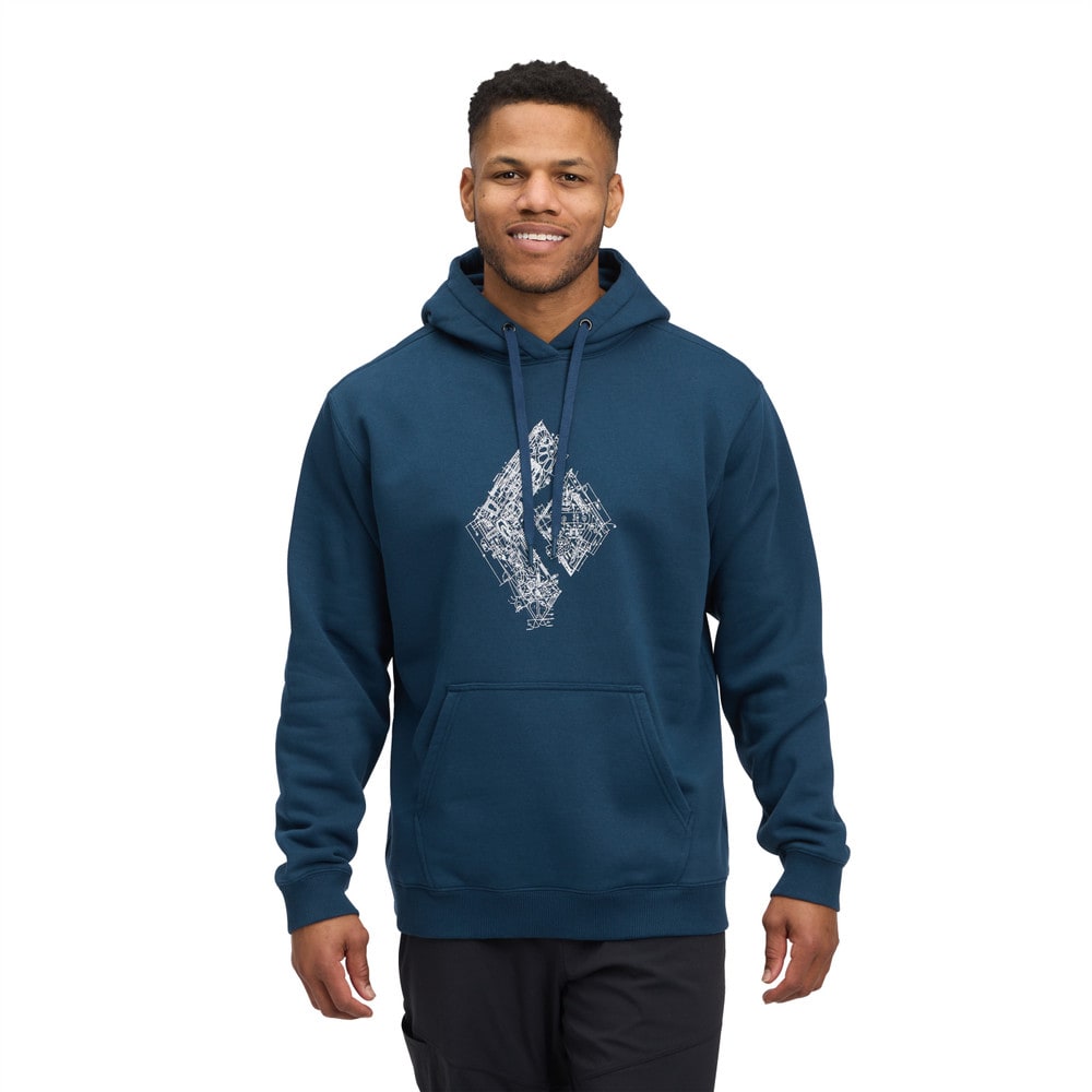 Black Diamond M Engineered Diamond Po Hoody Indigo