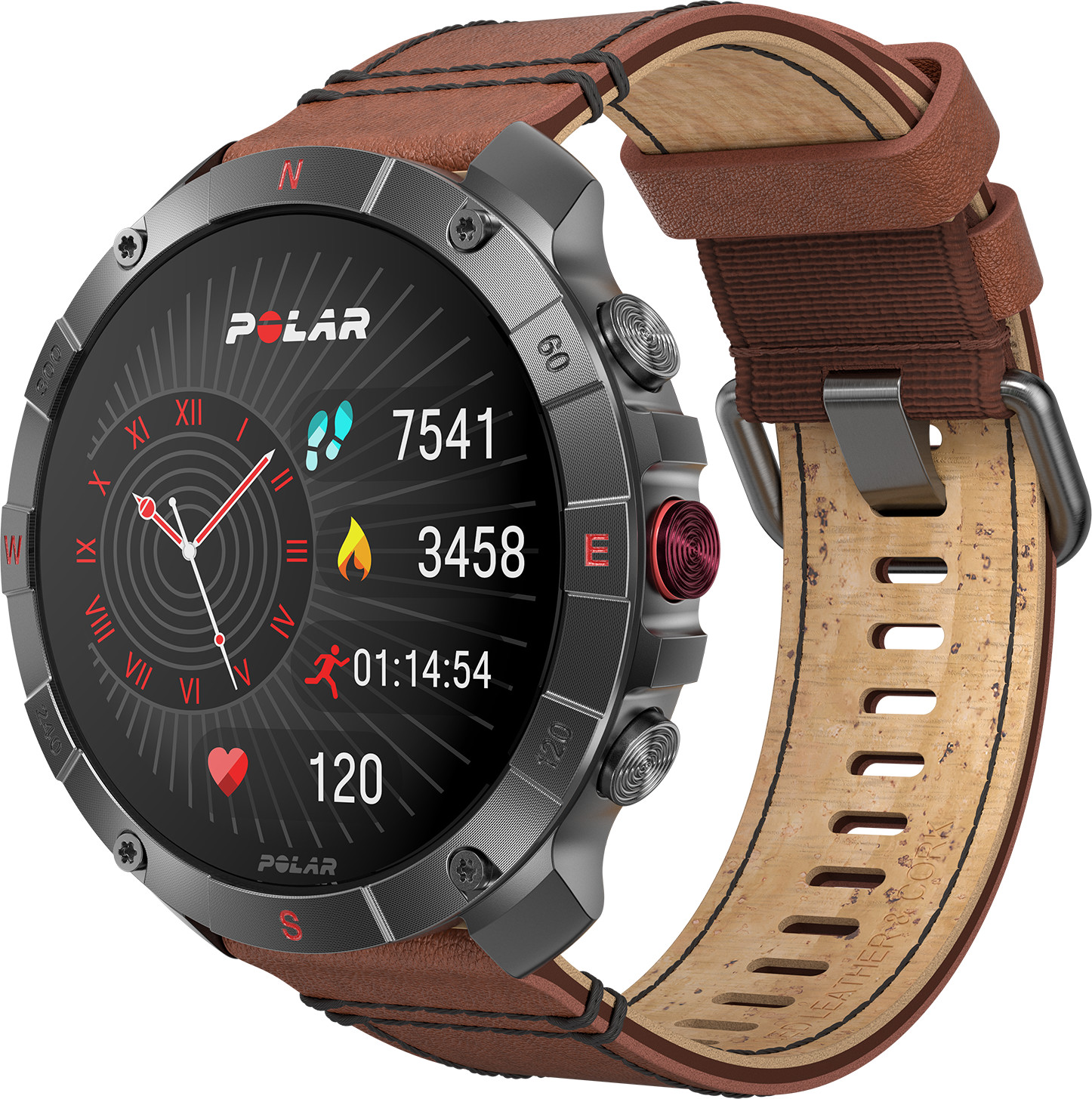 Polar Grit X2 Pro Titan Bronze