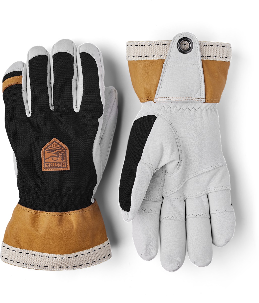 Hestra Ergo Grip Alpha 5 Finger Black
