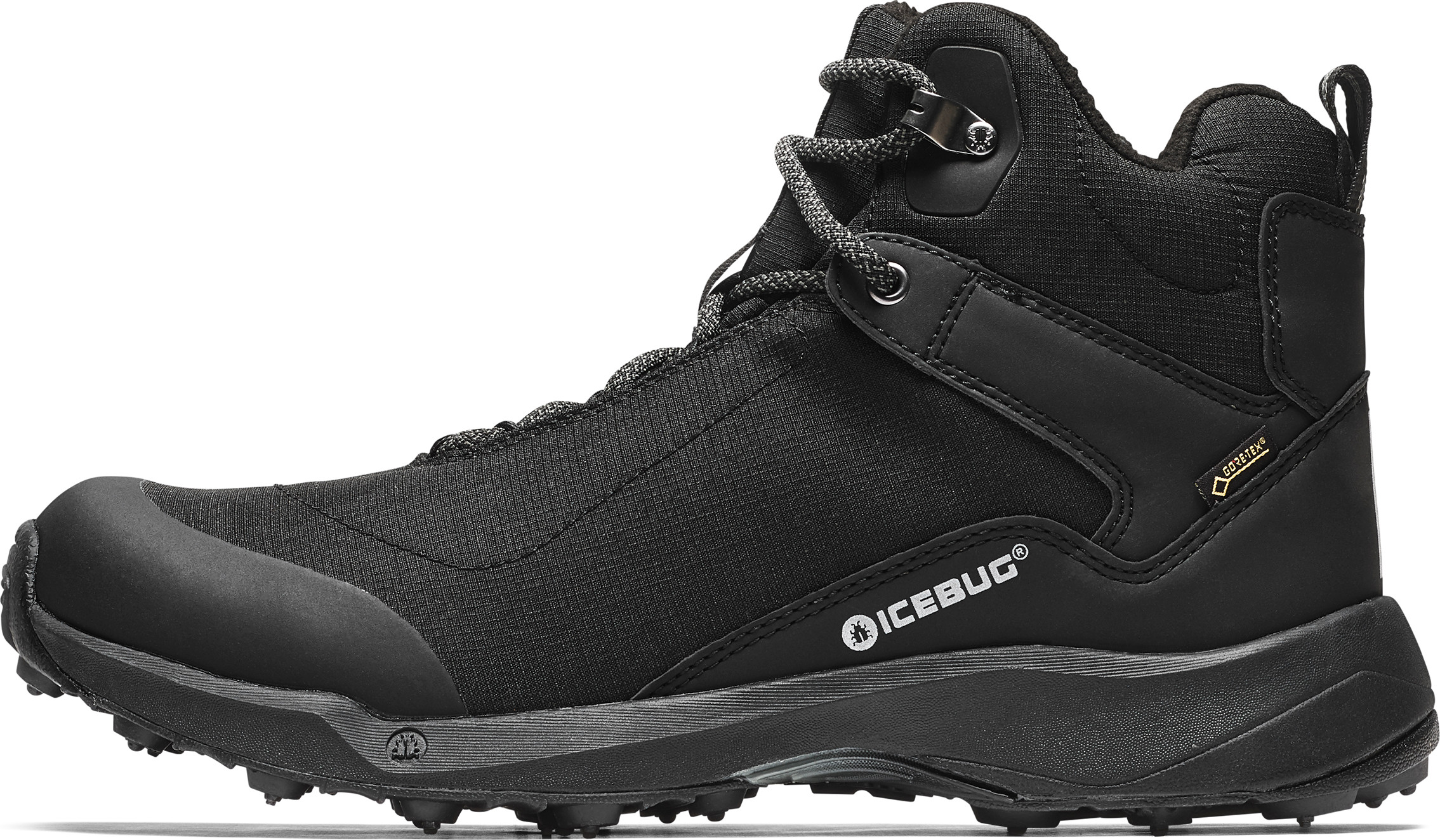 Icebug Men's Pace 3 Bugrip Gore-Tex Black