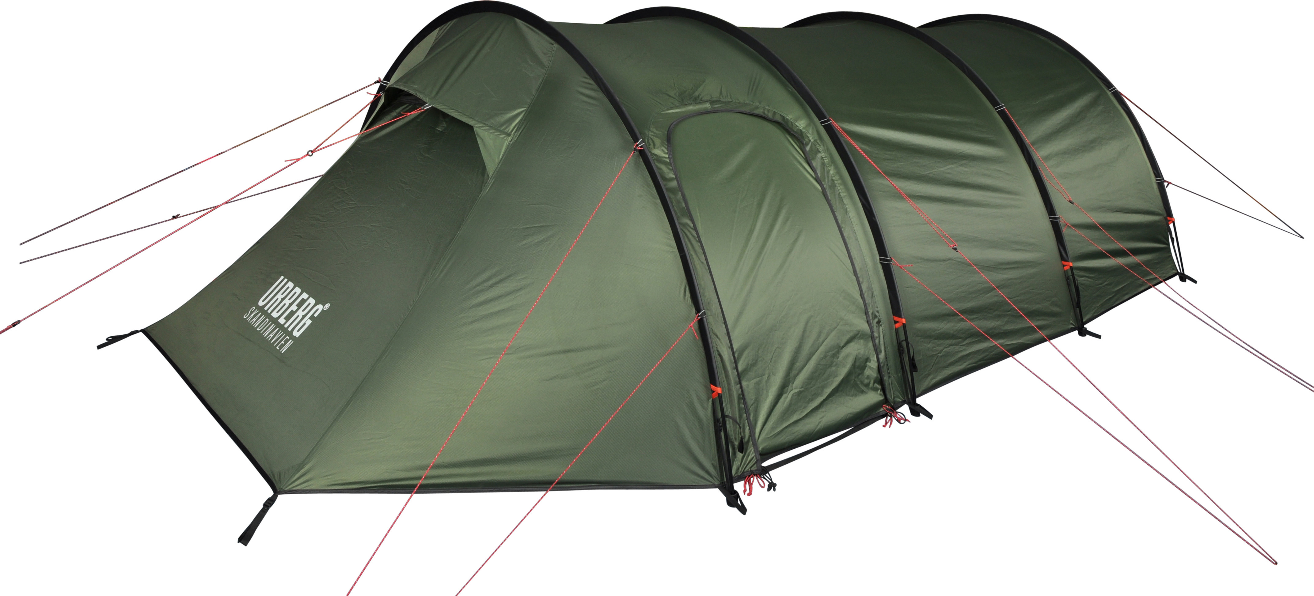 Urberg 4-Person Trekking Tunnel Tent G2 Kombu Green