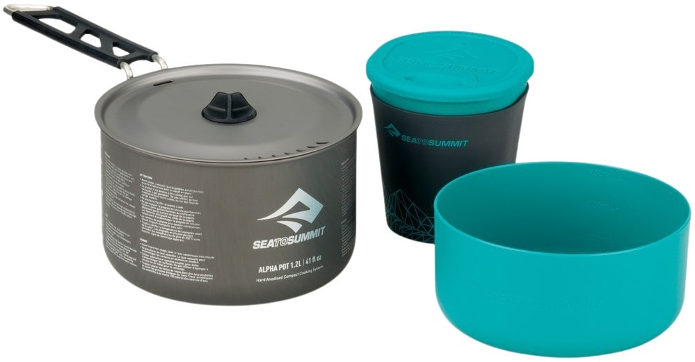 Sea To Summit ALPHA 1.1 COOKSET W SACK Pacific Blue/Grey