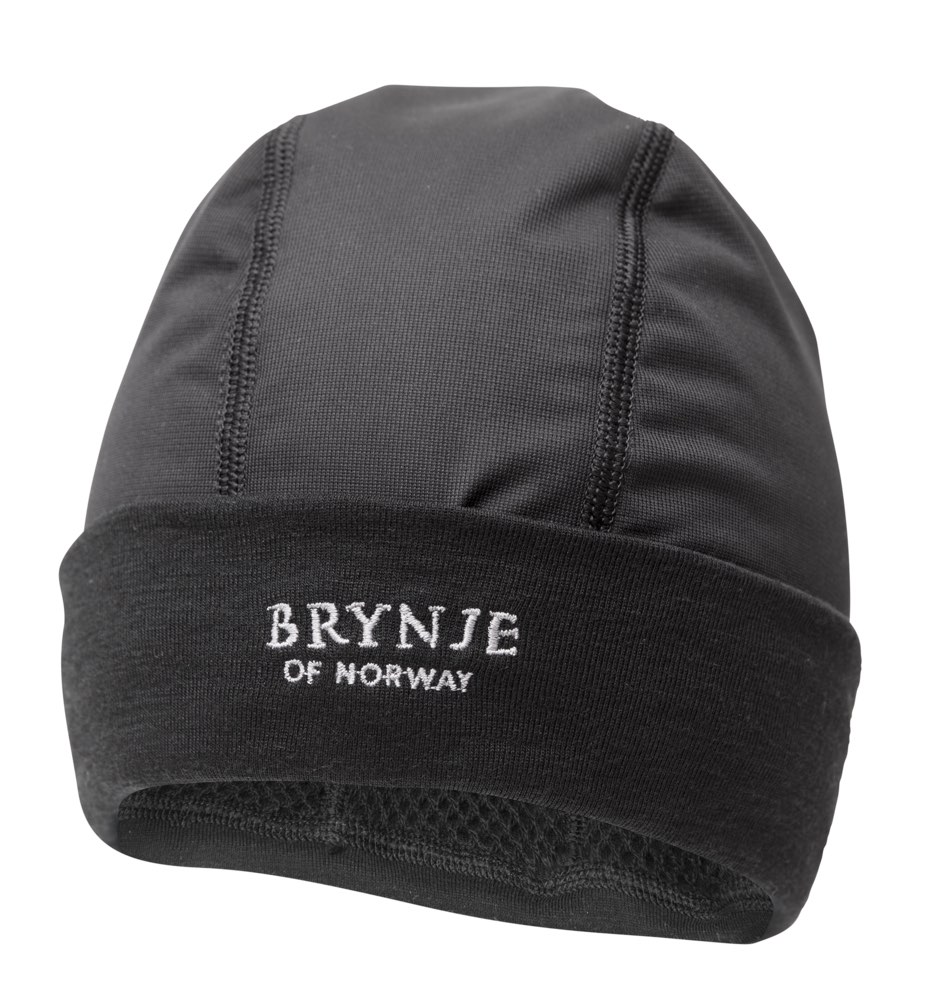 Brynje Arctic Hat with Wind-Cover Black