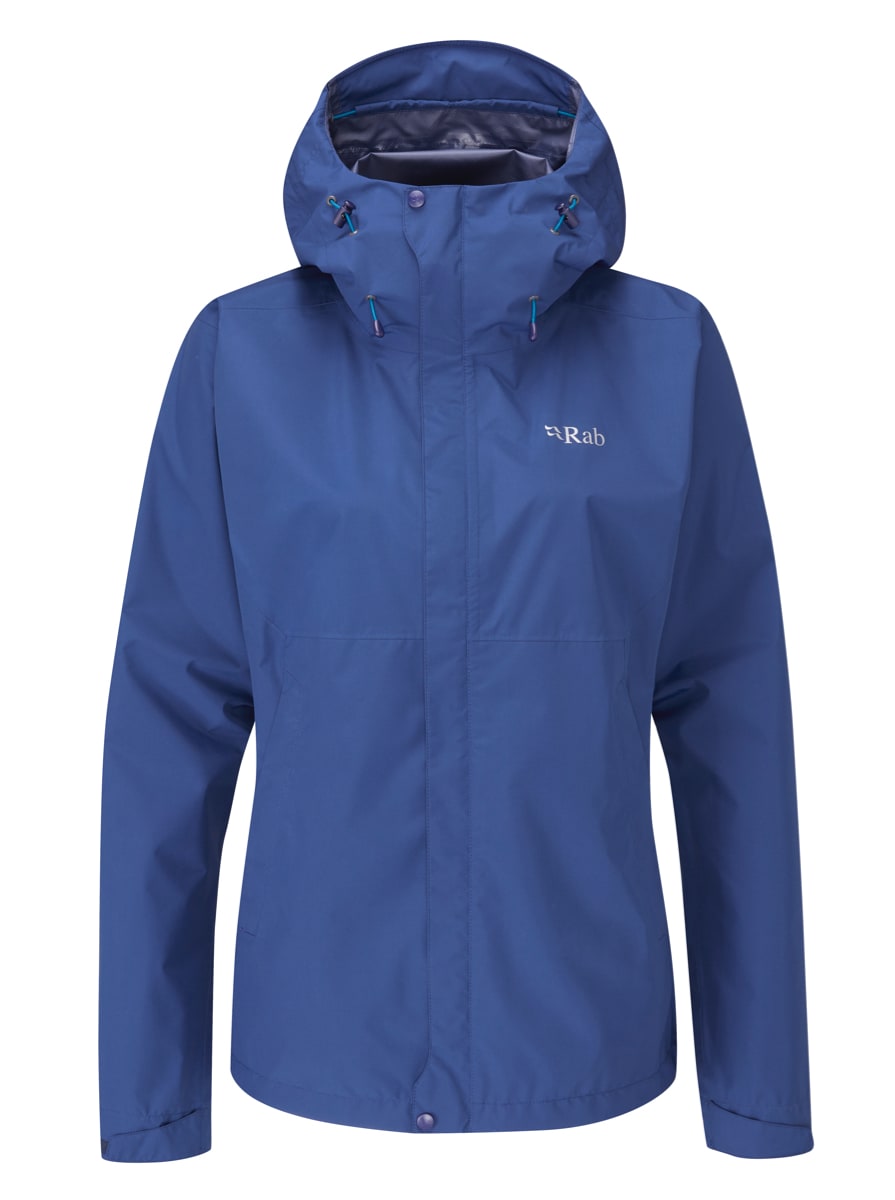 Rab Downpour Eco Jacket Wmns Nightfall Blue