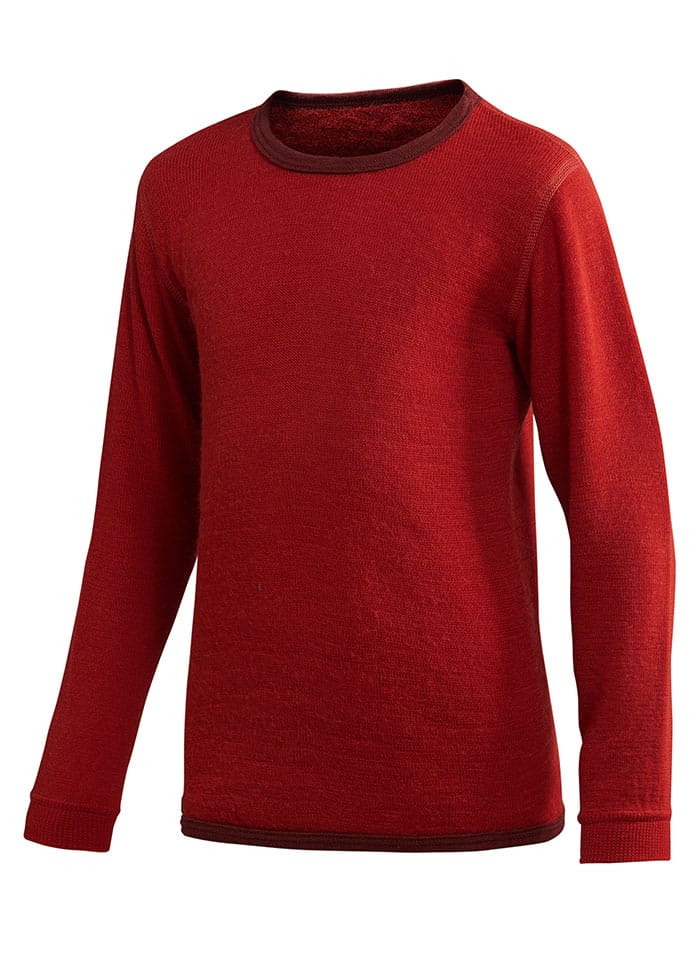 Woolpower Kids' Crewneck 200 Autumn Red