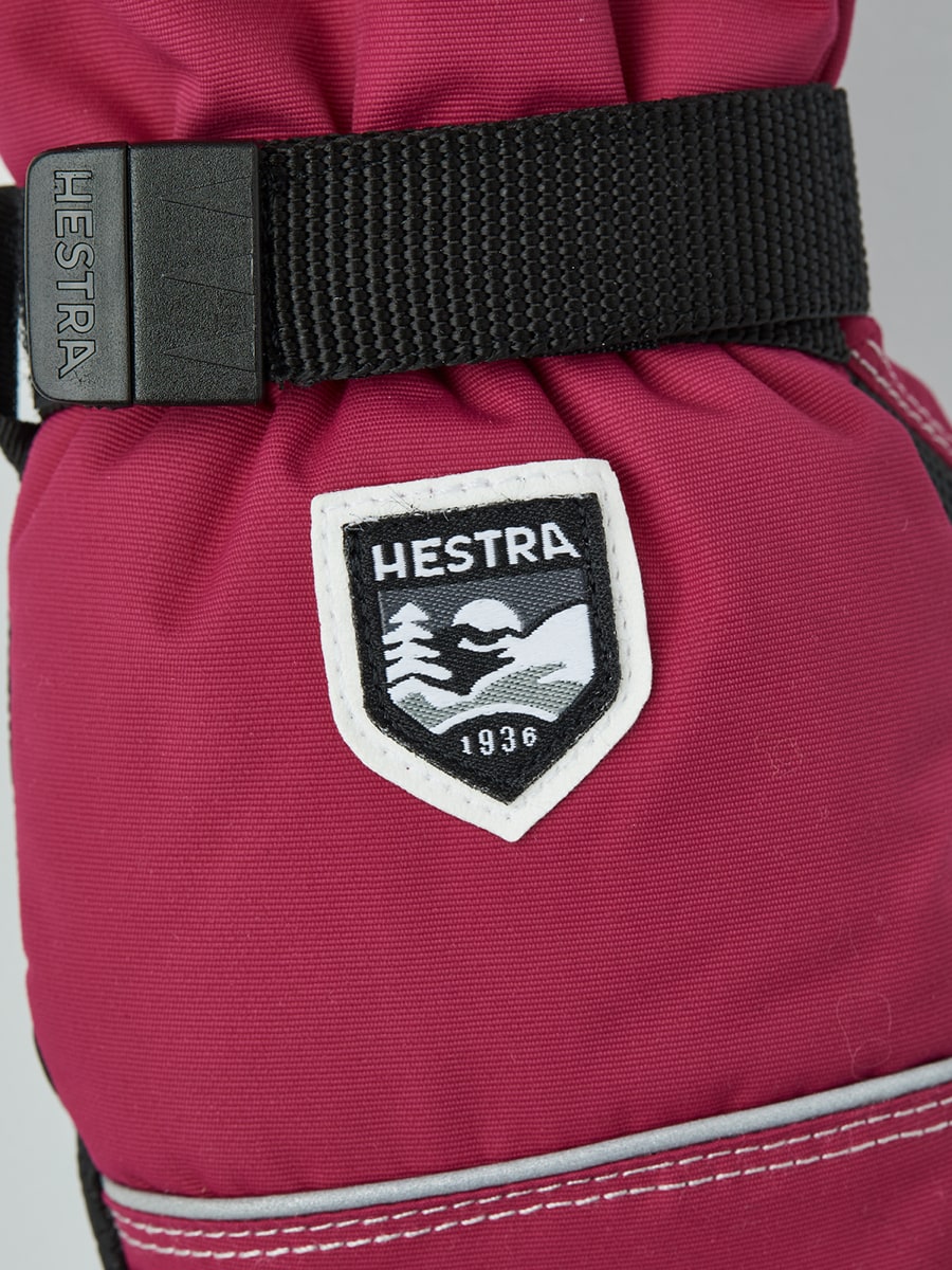 Hestra Kids' Wool Terry - Mitt Fuchsia