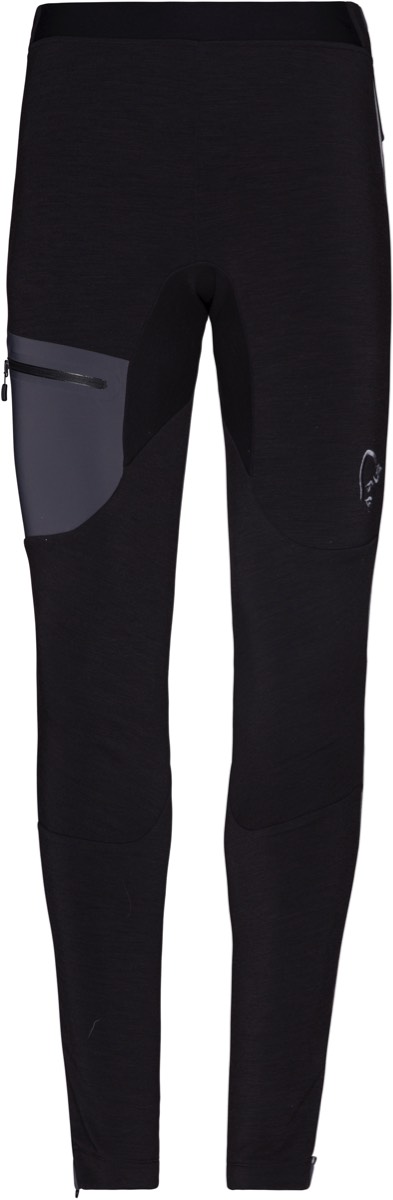 Norrøna Women's Trollveggen Warmwool2 Stretch Tights Caviar