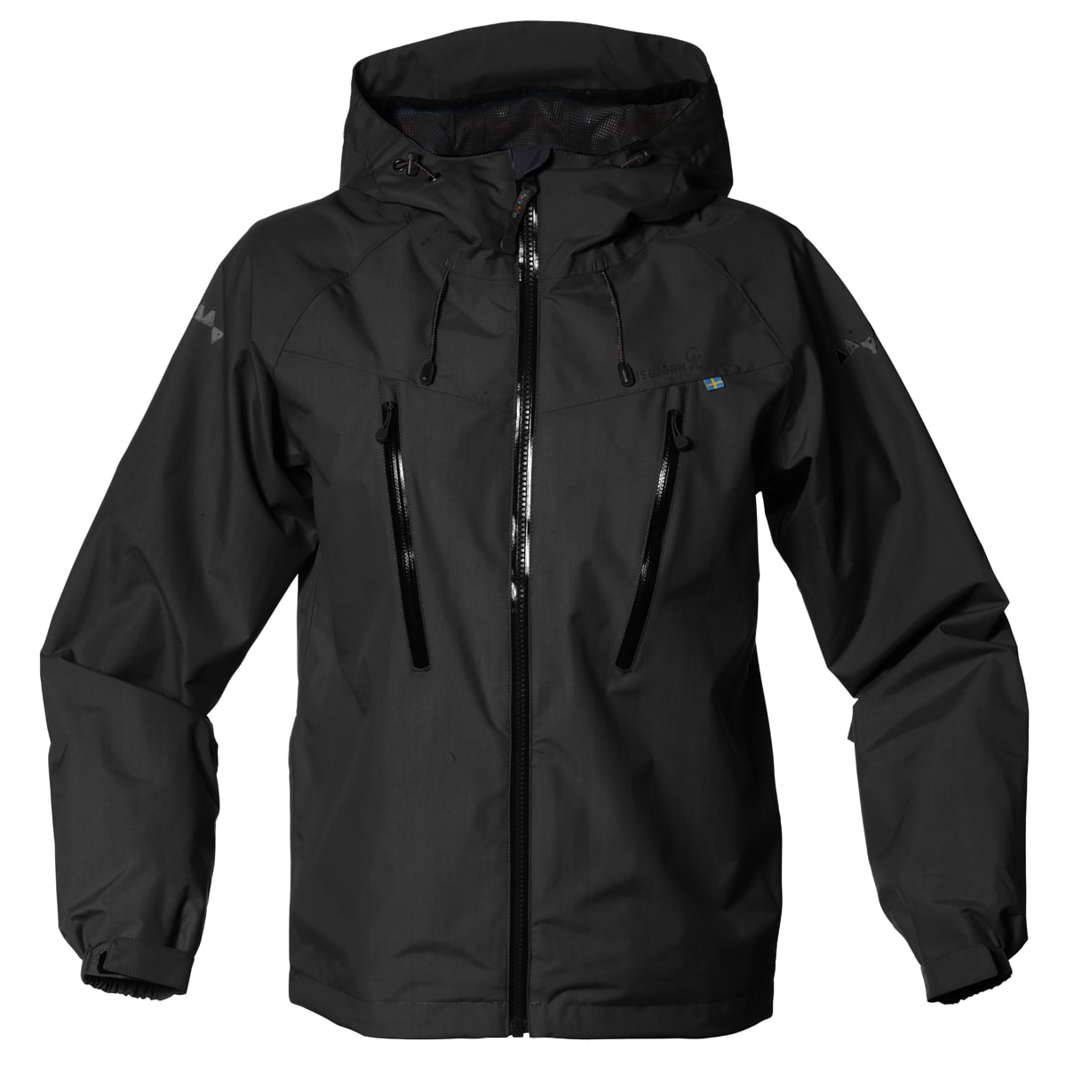 Isbjörn of Sweden Teen Monsune Hard Shell Jacket Black