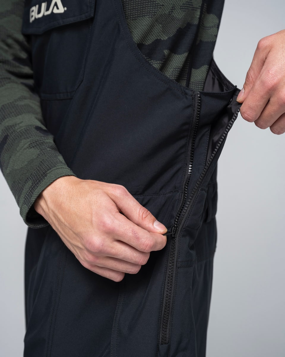 Bula Men's Liftie Insulated Bib Pant Black