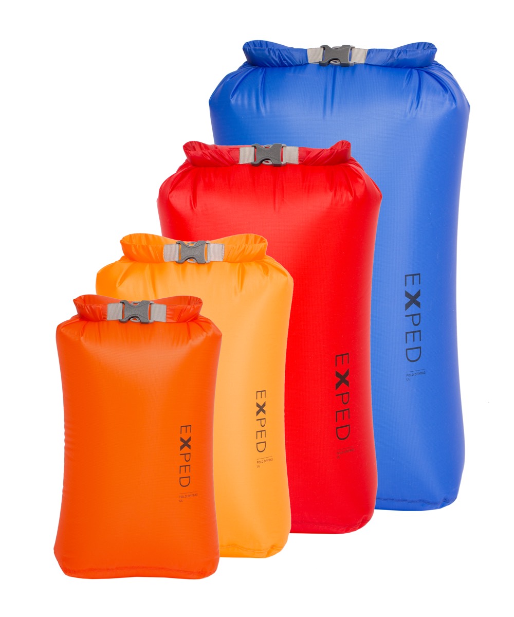 Exped Fold Drybag UL 4 Pack Assorted