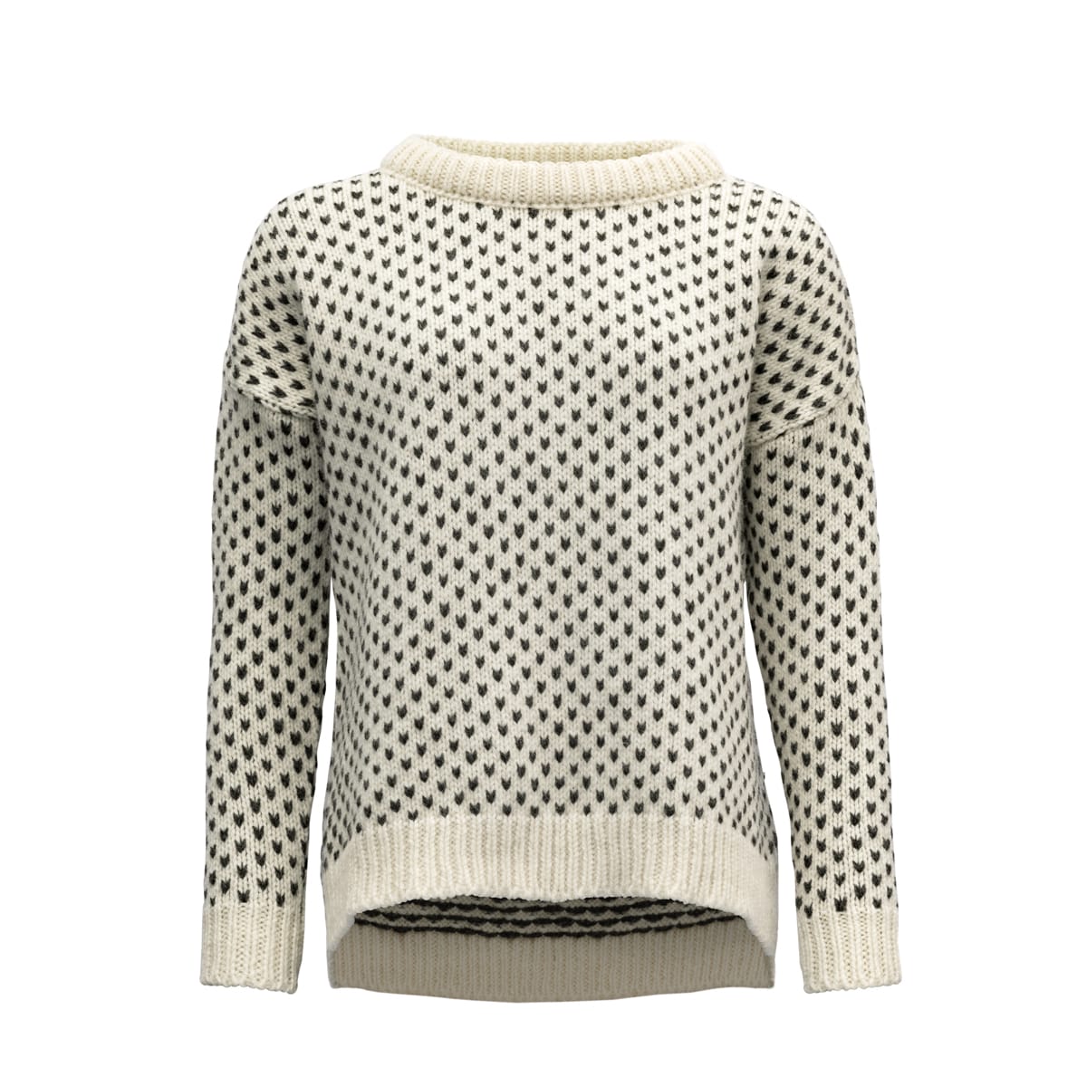 Devold Nordsjø Womans Split Seam Sweater Offwhite