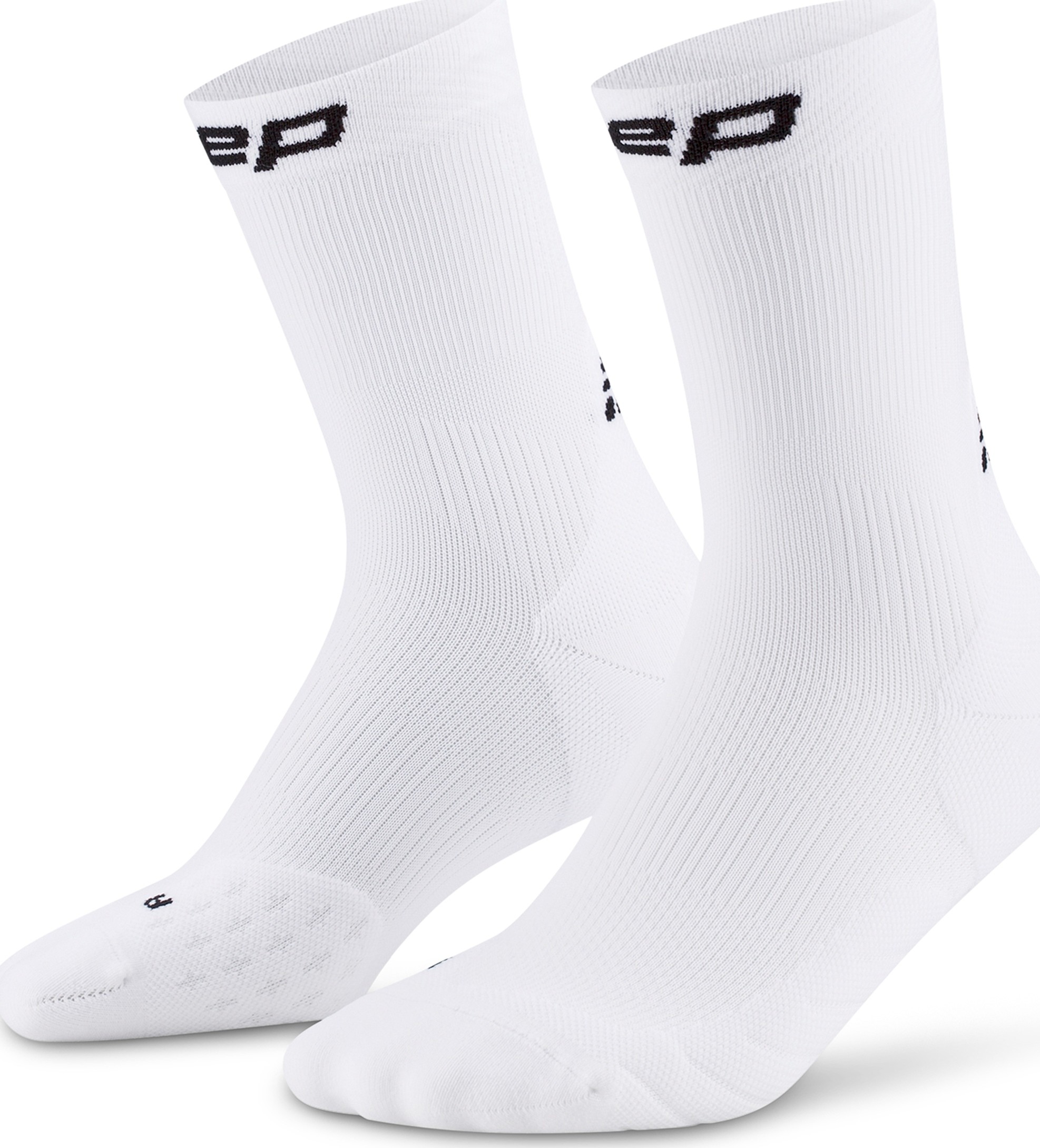 CEP Women's Run Socks Mid Cut 5.0 Black