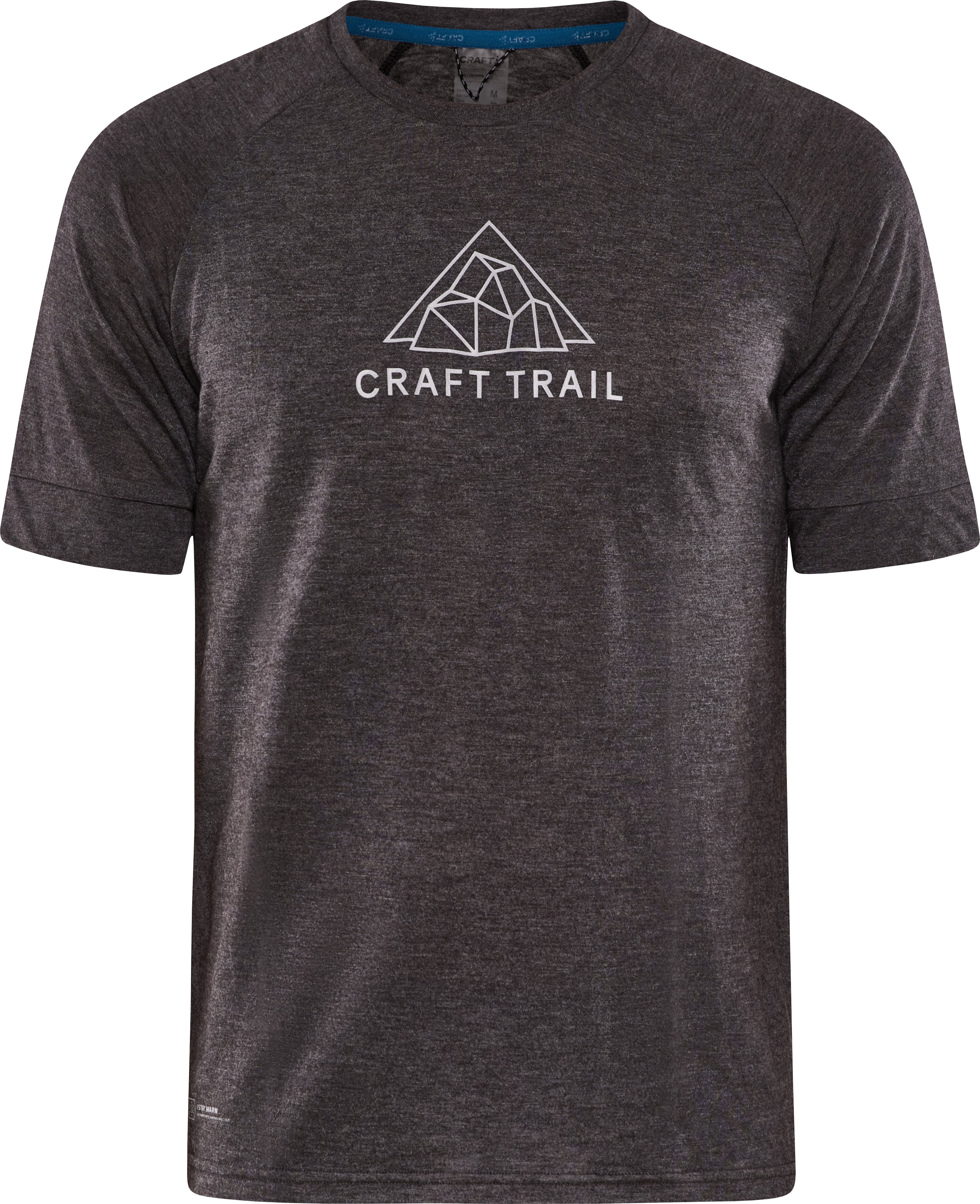 Craft Men's Advance Trail Wool Short Sleeve Tee Black/Melange