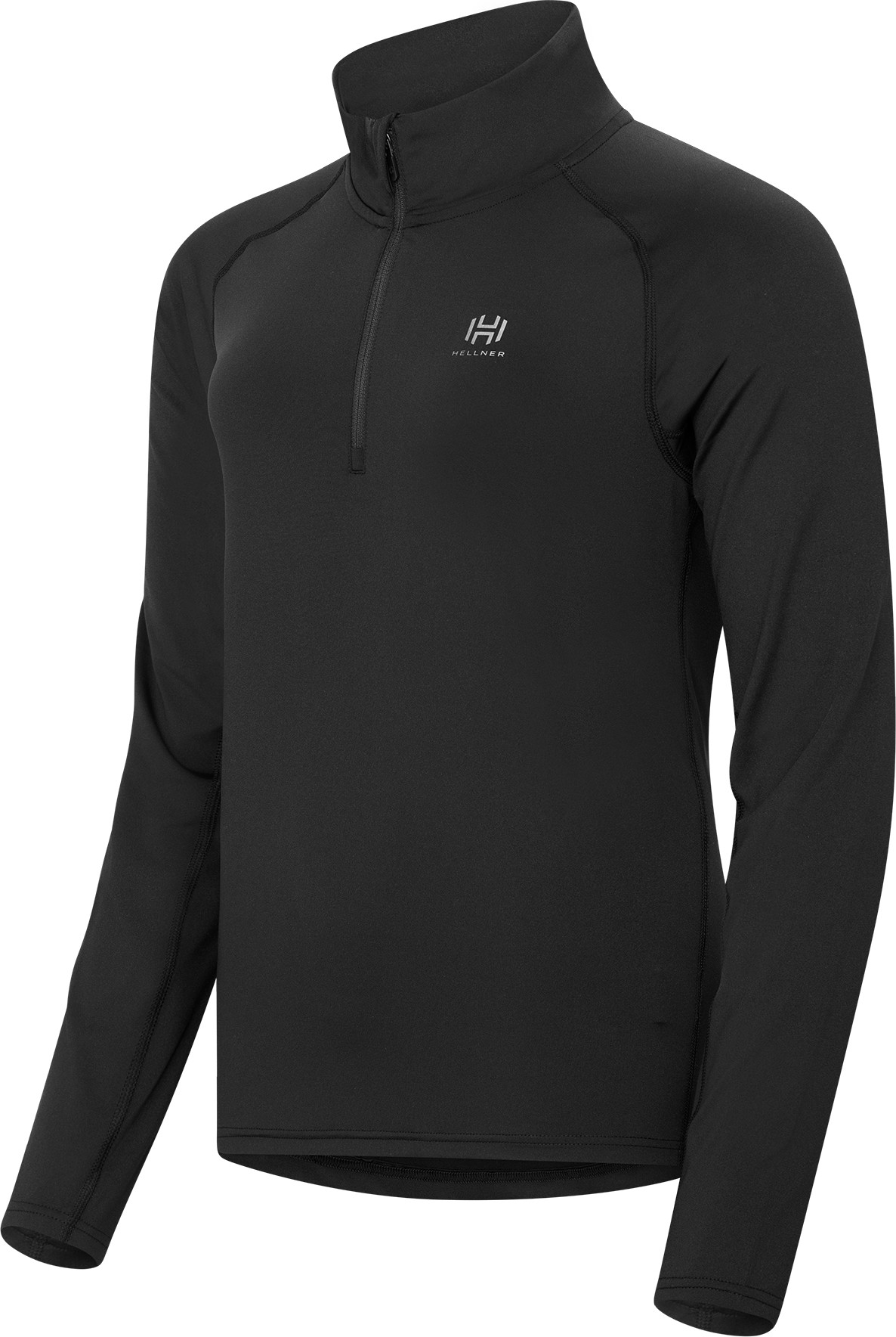Hellner Core Running Halfzip Ls Tee Wmn Black Beauty